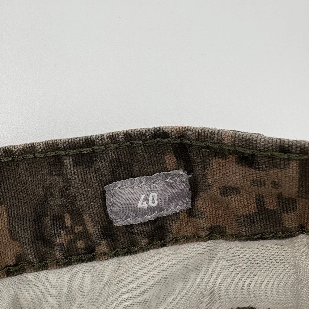 Ariat M4 Rebar Cargo Shorts Men 40 Olive Camo Digital Cotton Utility Work Pants